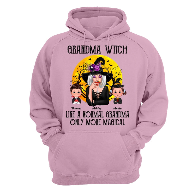 Grandma Witch Like Normal Grandma More Magical Halloween Personalized Shirt