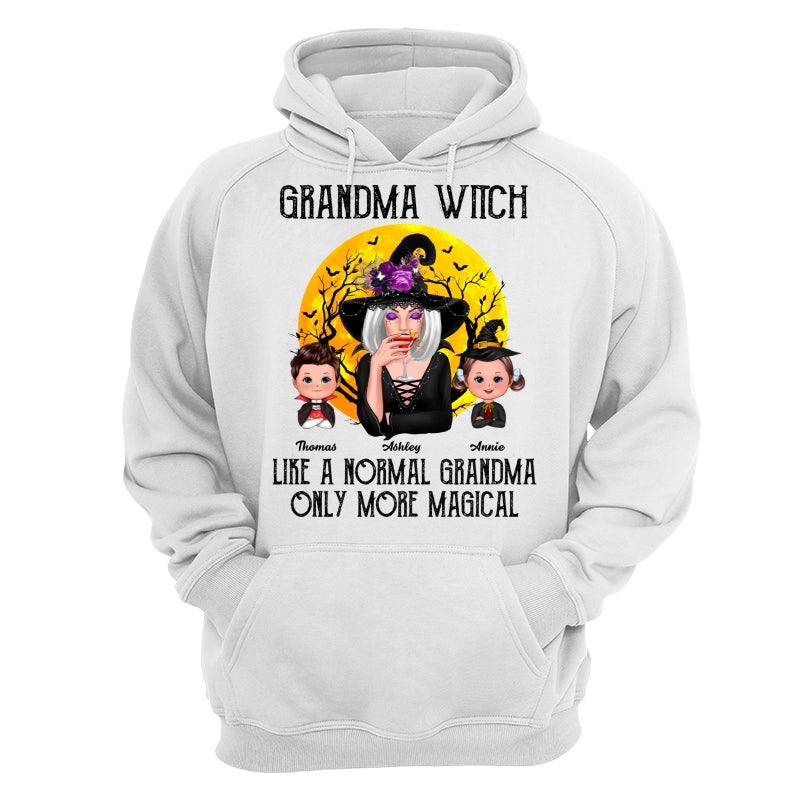 Grandma Witch Like Normal Grandma More Magical Halloween Personalized Shirt