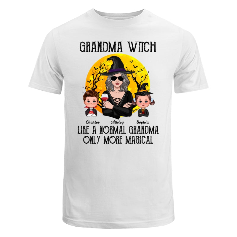 Grandma Witch Halloween Girl Vector Personalized Shirt