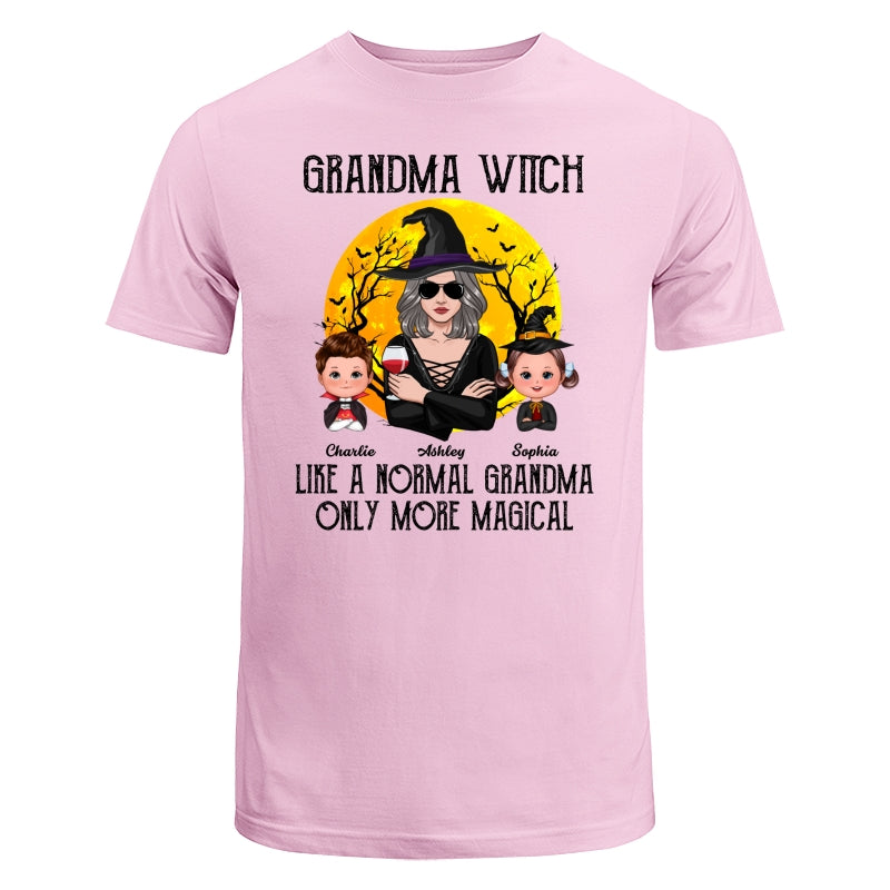 Grandma Witch Halloween Girl Vector Personalized Shirt