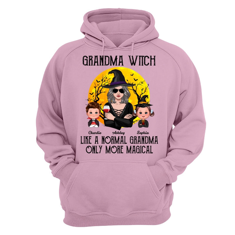 Grandma Witch Halloween Girl Vector Personalized Shirt
