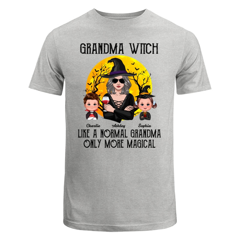 Grandma Witch Halloween Girl Vector Personalized Shirt